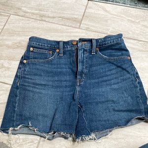 MADEWELL JEAN SHORTS NWOT
